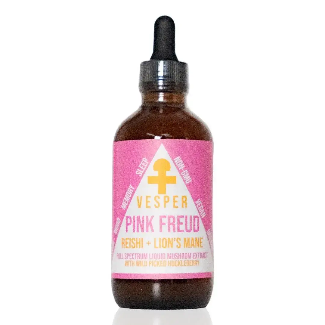 Pink Freud Reishi and Lions Mane Blends - (4oz./120ML)