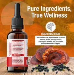 Reishi Liquid Double Extract with Wild Huckleberries 2oz./60ML